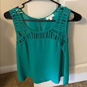 Green Blouse Women’s L